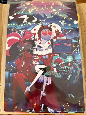 Hazbin Hotel Official Vox Dei Poster In | Mercari