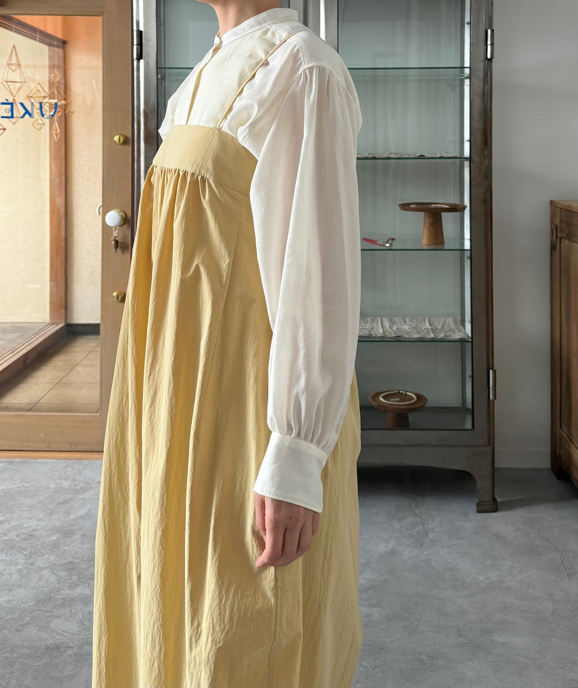 Shirring wide all-in-one C/P (Yellow) TENNE HANDCRAFTED MODERN