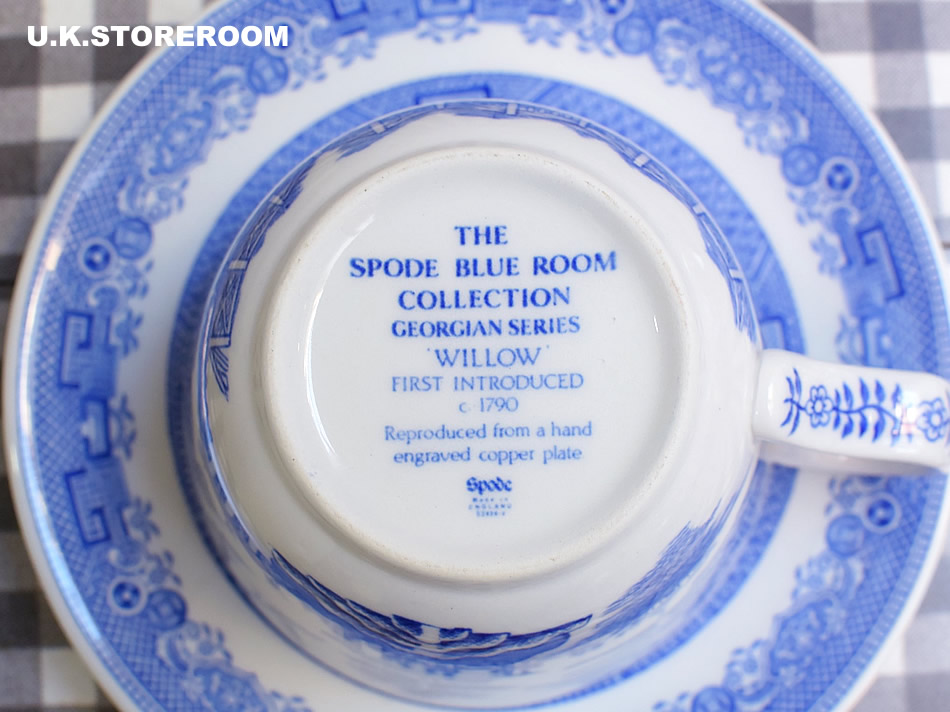 UKストアルームSPO214 Spode スポード ブルールームコレクション