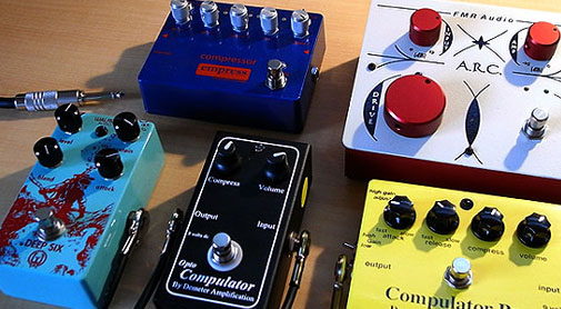 エフェクター批評 vol.7 コンプレッサーペダル徹底比較＆解説。コンプ