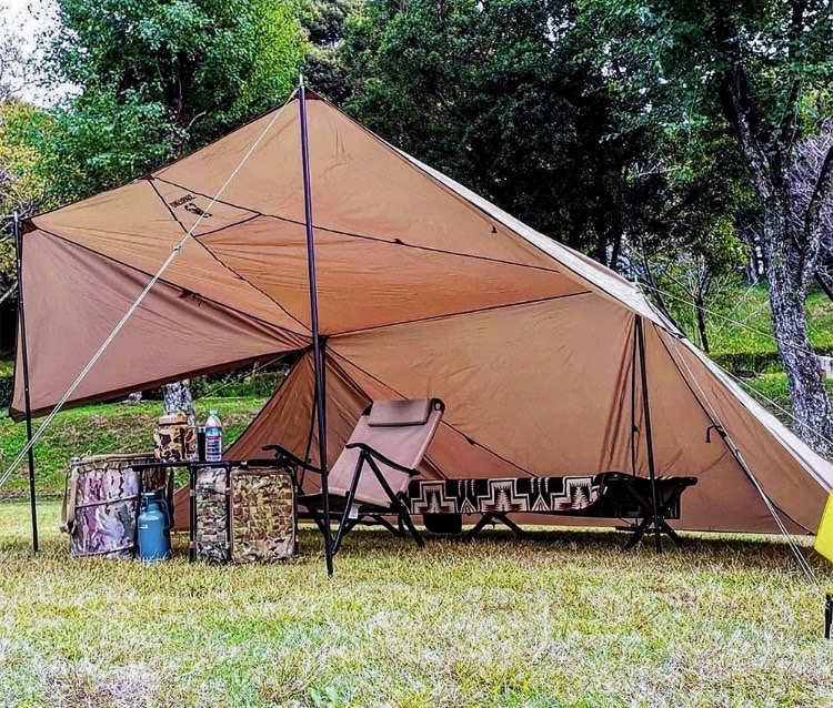 レビュー】OneTigrisのパップテント「ROC SHIELD TC」はソロ・デュオ