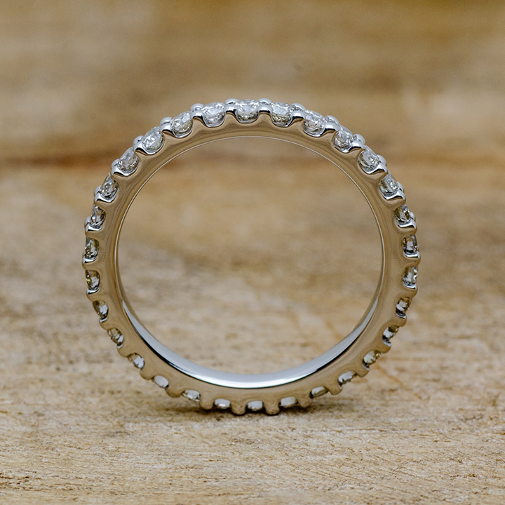 PT950 ハード ダイヤモンド 0.65ct～0.80ct フルエタニティ リング