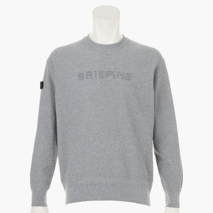 MEN'S BACK LOGO CREWNECK KNIT（メンズ バックロゴ クルーネック