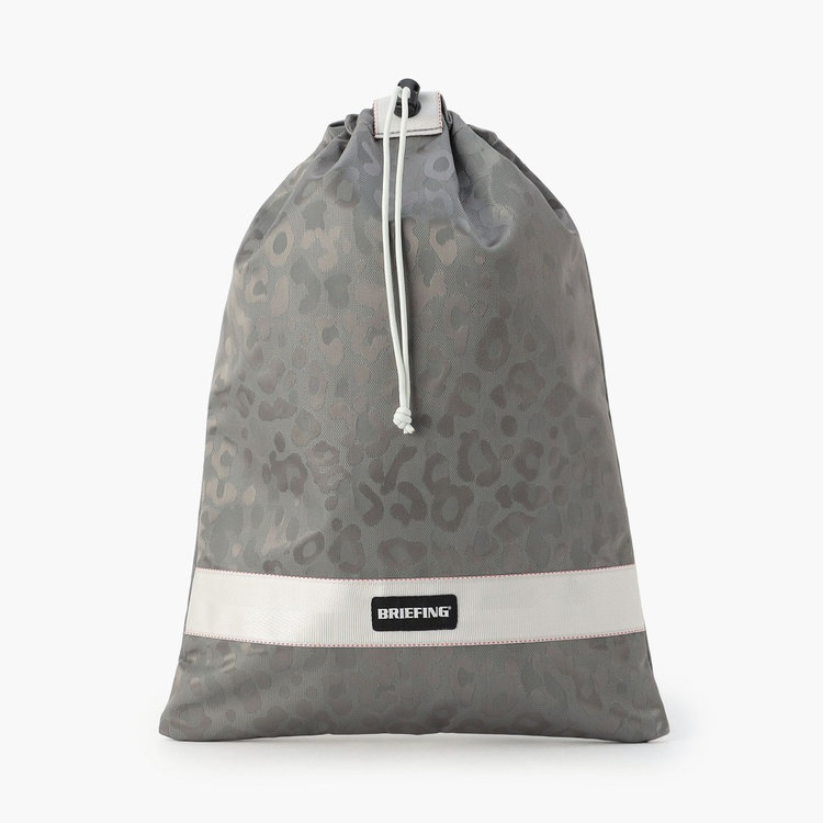 DRAWSTRING POUCH M LEOPARD JQ（ドローストリングポーチ レオパード