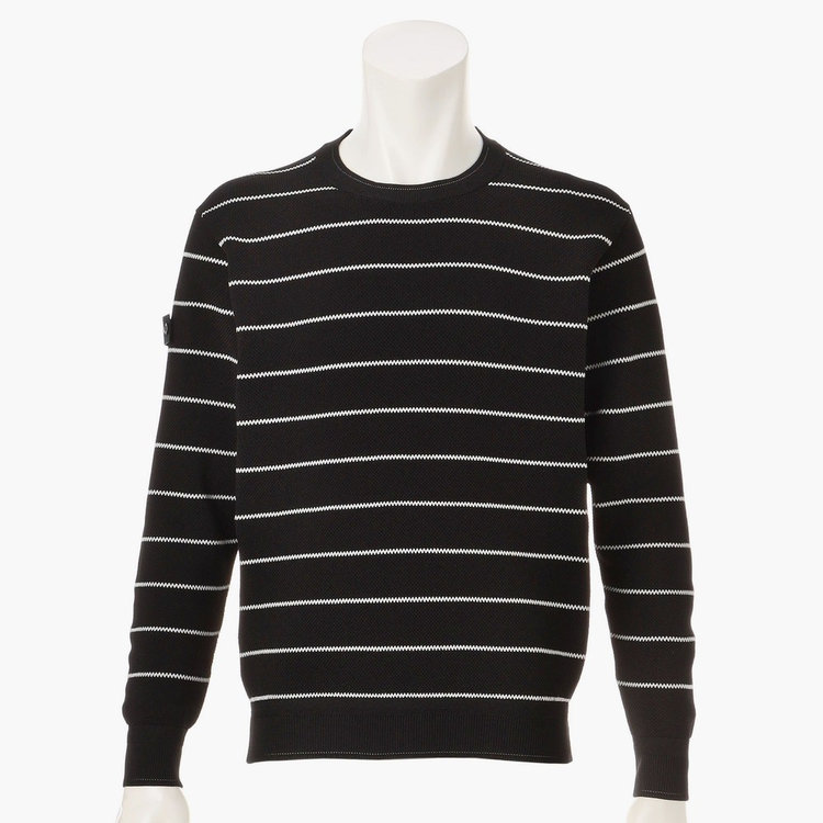 MEN'S WR STRIPE CREWNECK KNIT（メンズ WR ストライプ クルーネック
