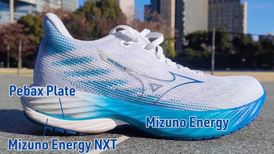 Mizuno】ウエーブライダー28 レビュー│伝統の信頼感のあるライド感は