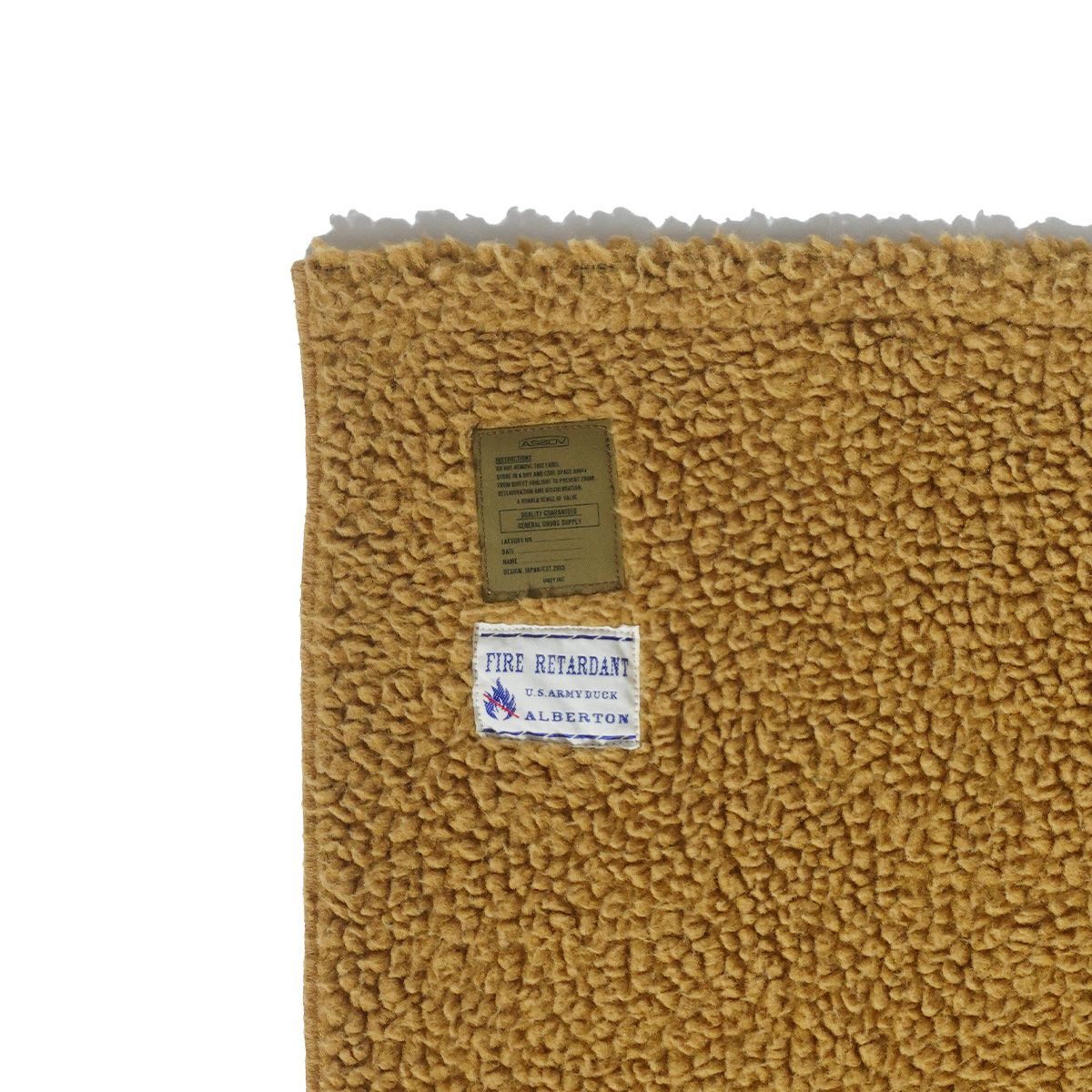 AS2OV(アッソブ)ALBERTON FIRE PROOF inner sleeping bag 難燃寝袋