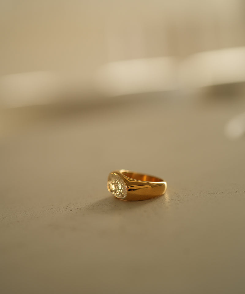 Briller Signet Pebble D P Ring – un by Tomoyo Yoshida | 公式