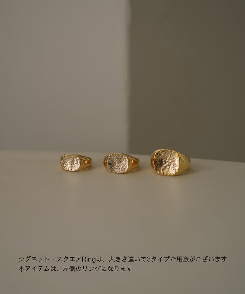Briller Signet Square P Ring – un by Tomoyo Yoshida | 公式