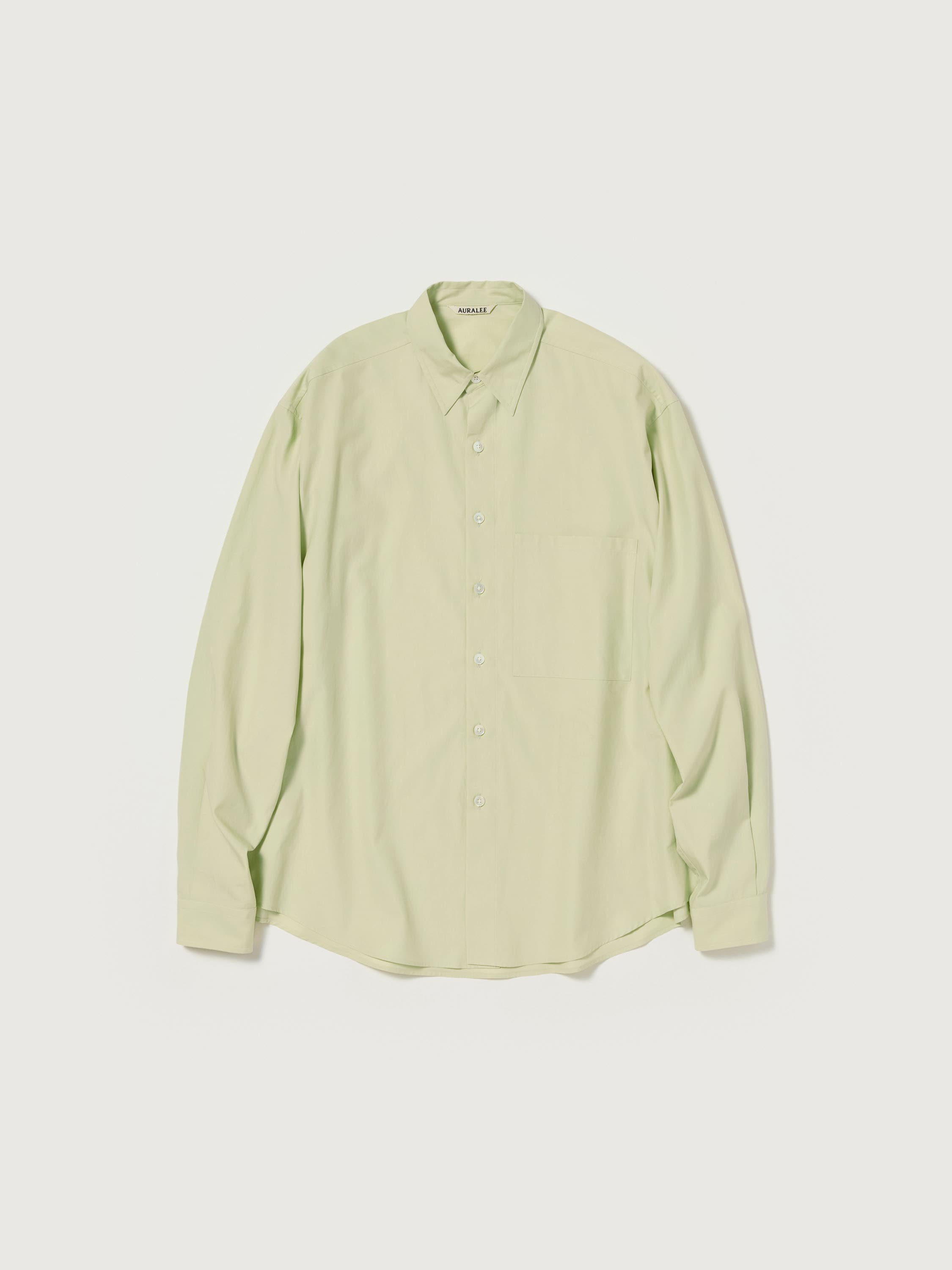 AURALEE WASHED FINX TWILL BIG SHIRT – unexpected store