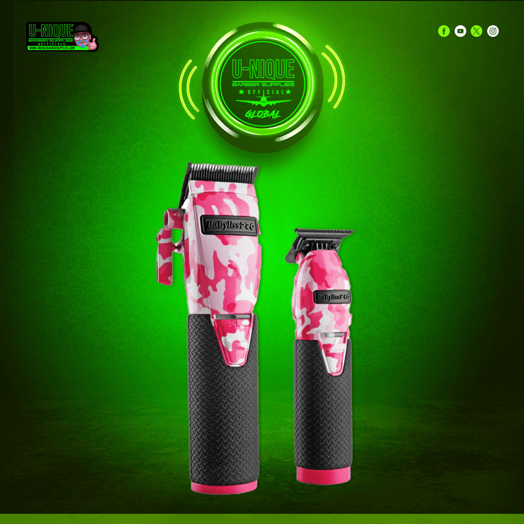 BaByliss PRO Limited Edition Pink Camo Metal Lithium Clipper