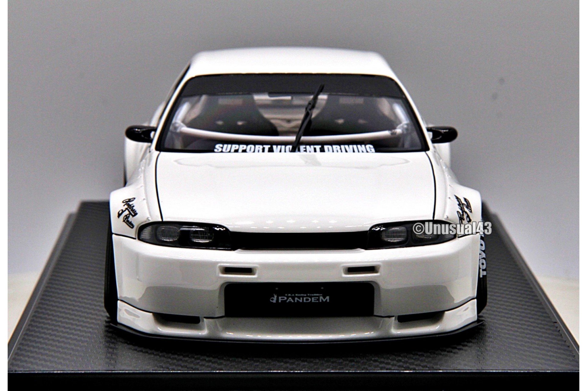 1/18th Ignition Model Pandem R33 GTR White – Unusual43