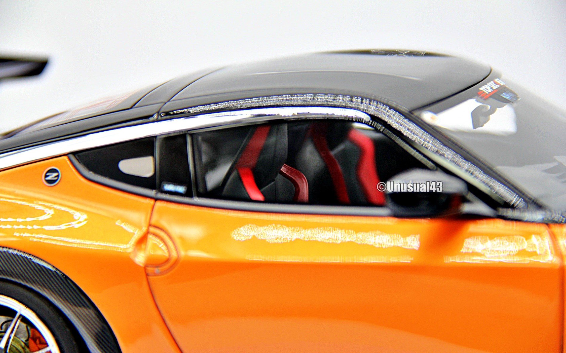 1/18th Top Secret Fairlady Z (RZ34) Orange Metallic – Unusual43