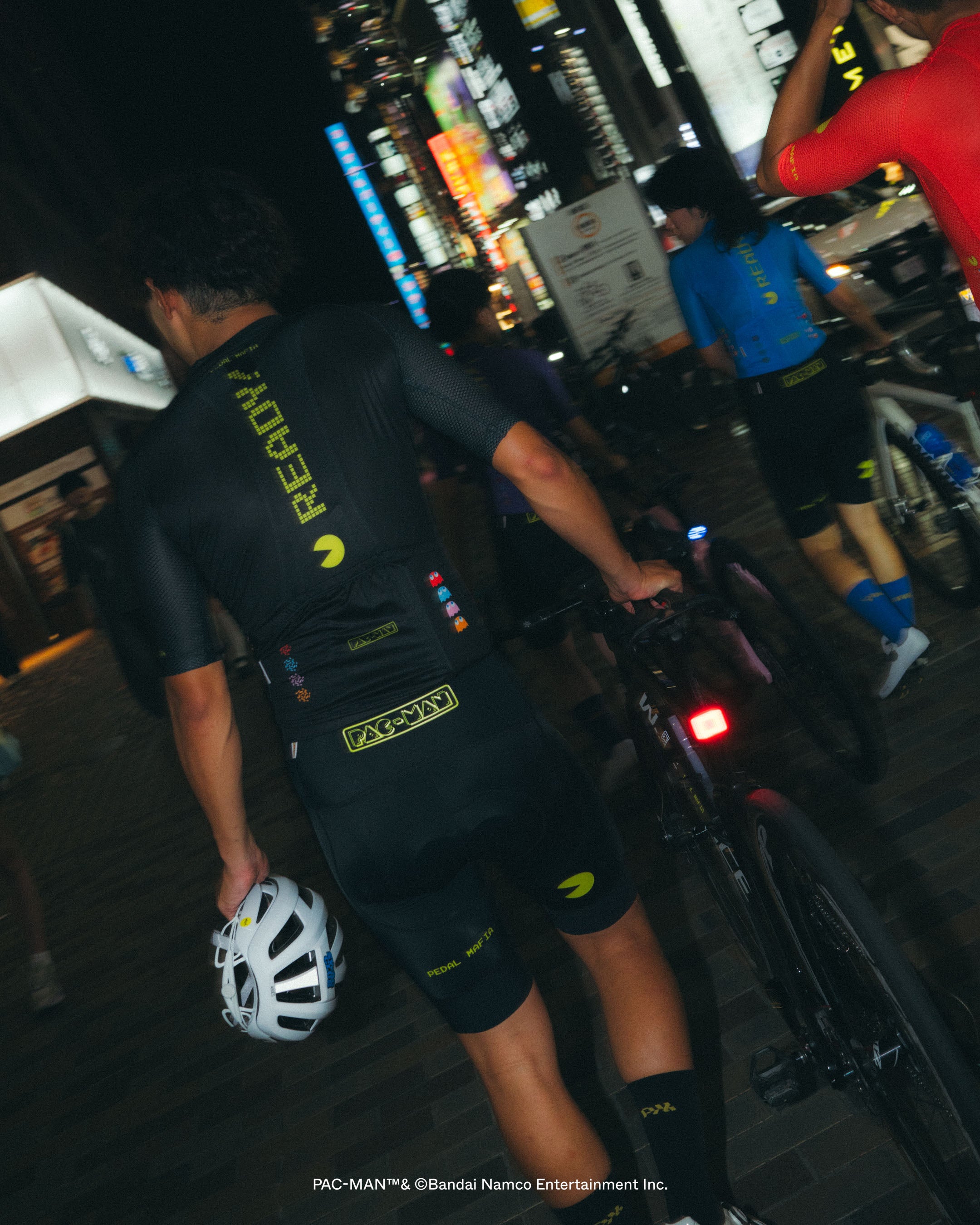 Men's Core Jersey - PAC-MAN Black | Pedal Mafia