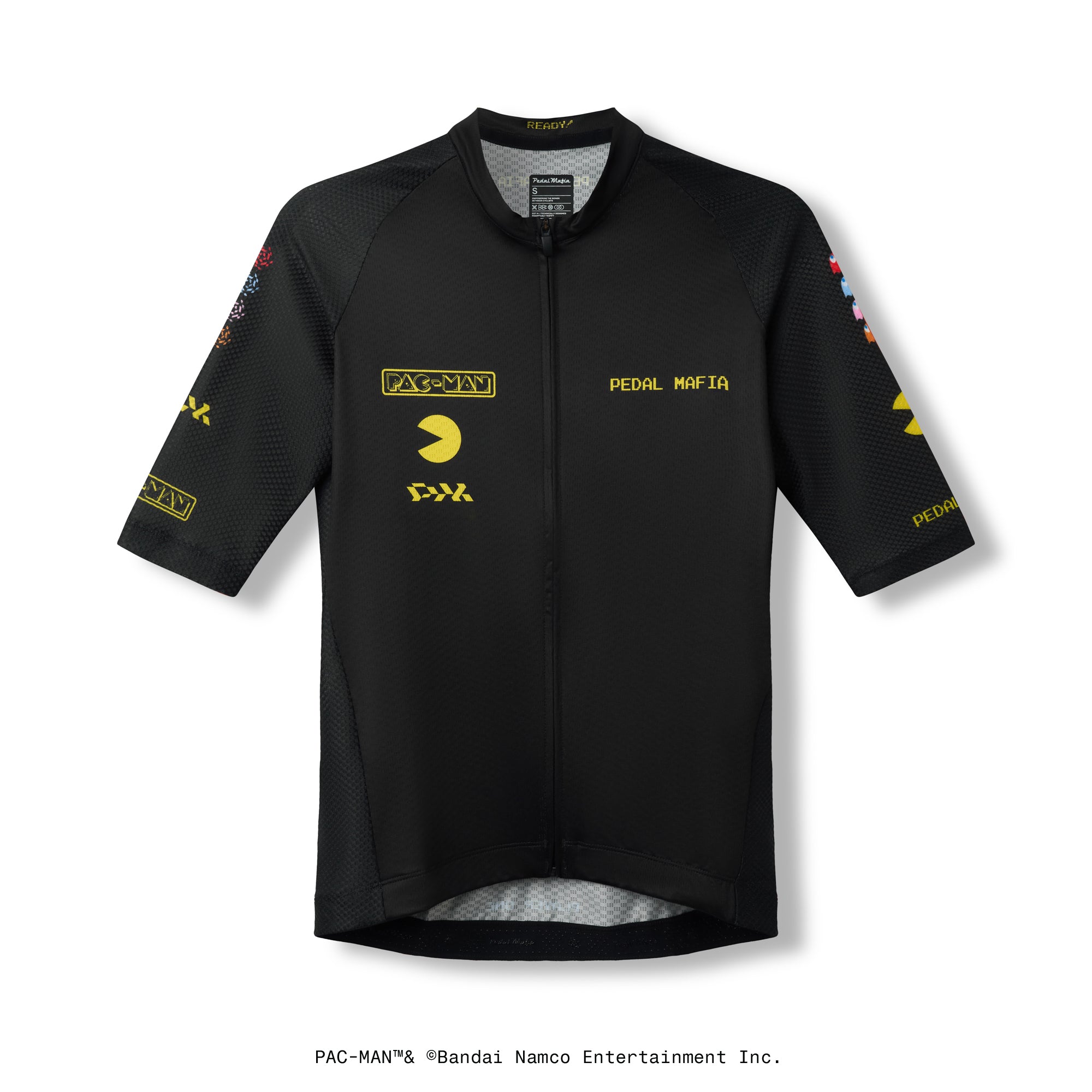 Men's Core Jersey - PAC-MAN Black | Pedal Mafia