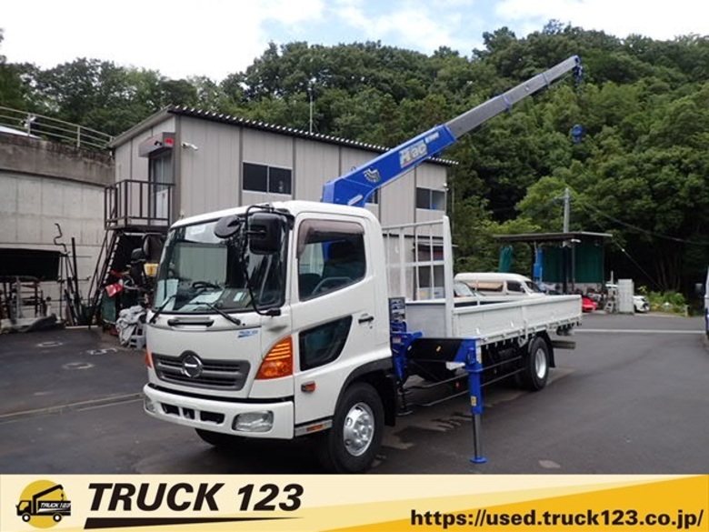 クラッチOH済！4tクレーン付！H18日野レンジャー 2.85t 4段クレーン