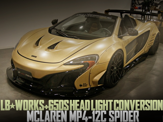 LB-WORKSワイドボディ!650Sヘッドライト+P1仕様ボンネット変更