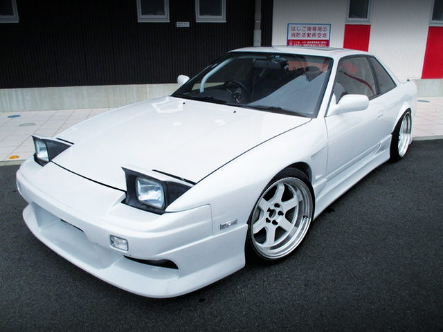 180SXフェイス化!ワンビア仕上げ!5穴化!ロールバー!S13日産シルビアK'S