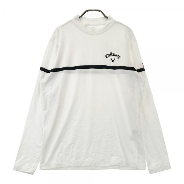 CALLAWAY キャロウェイ モックネック長袖Tシャツ ホワイト系 サイズ