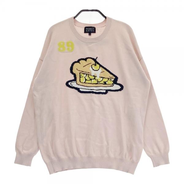 PEARLY GATES パーリーゲイツ 長袖ニットセーター チェリーパイ柄