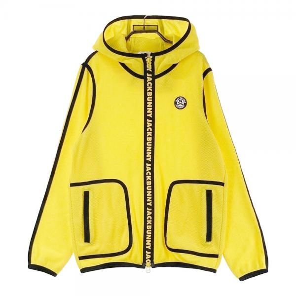 JACK BUNNY ジャックバニー ロゴライン ジップパーカー イエロー系