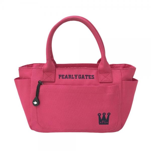 PEARLY GATES パーリーゲイツ カートバッグ ピンク系 ランク：B 【中古