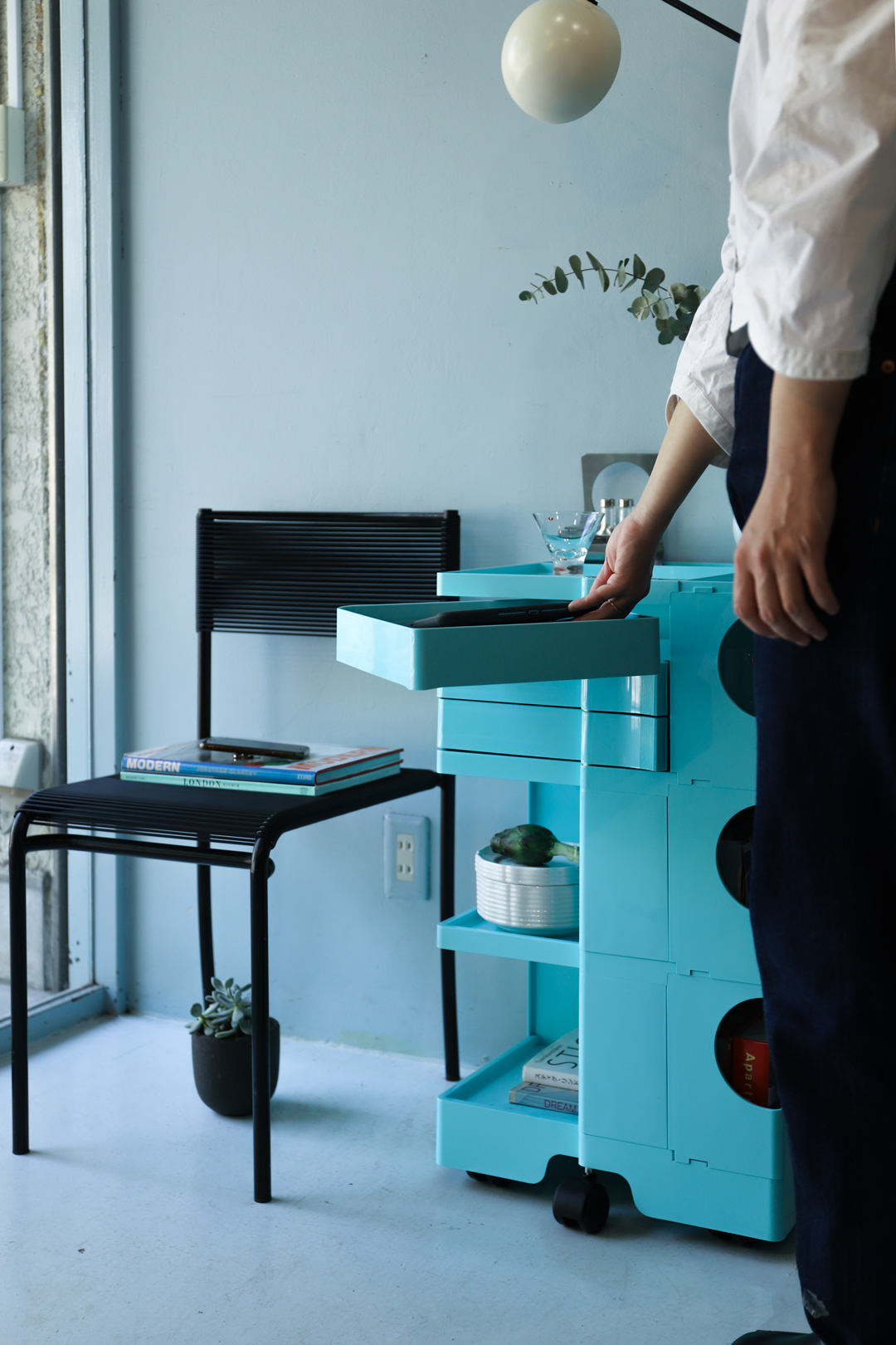 ビーライン ボビーワゴン ジョエ・コロンボ ライトブルー 3段/B-LINE