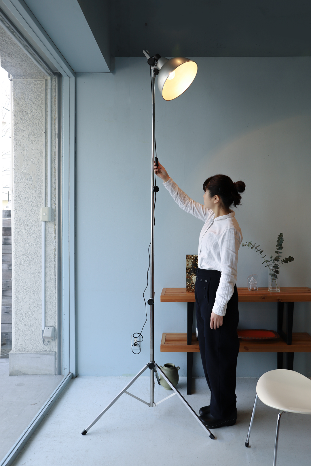 キング スタンドライト 三脚 撮影用 照明 インダストリアル インテリア