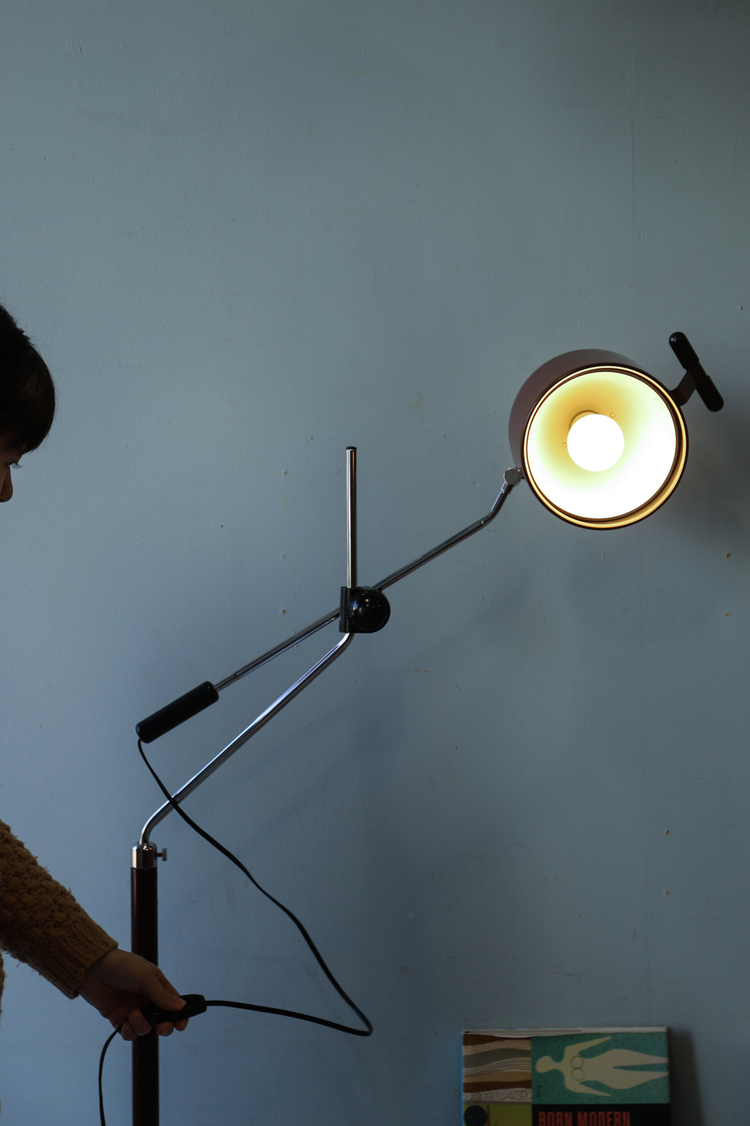 ナショナル フロアスタンド ライト 間接照明 レトロ ミッド