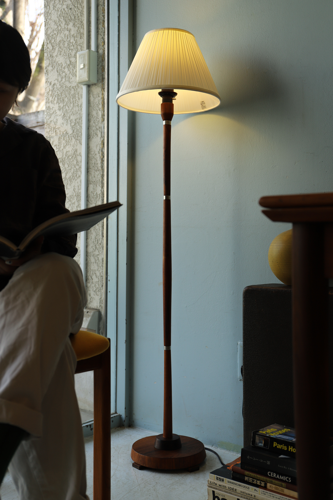 デンマークヴィンテージ スタンドライト ローズウッド 照明 ランプ