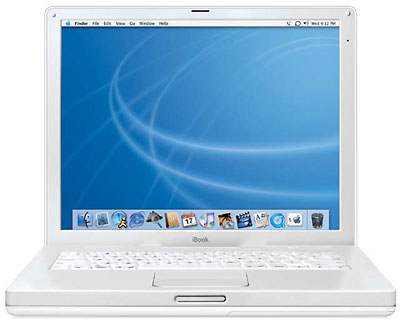 M8861LL/A iBook G3 12″ 800MHz 512mb 30GB ComboDrive – Pre Owned