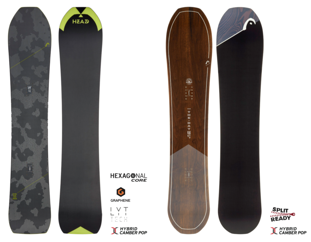 19-20モデル headのフリーライディングボード / それぞれのコンセプト