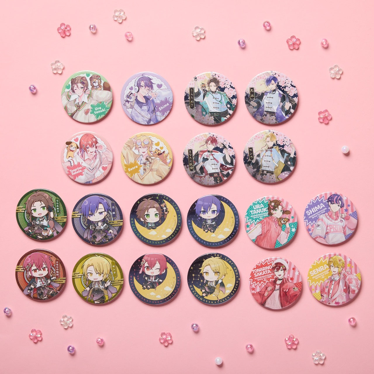 浦島坂田船 缶バッジ ガチャガチャ 浦島坂田船ハロウィンライブグッズ2