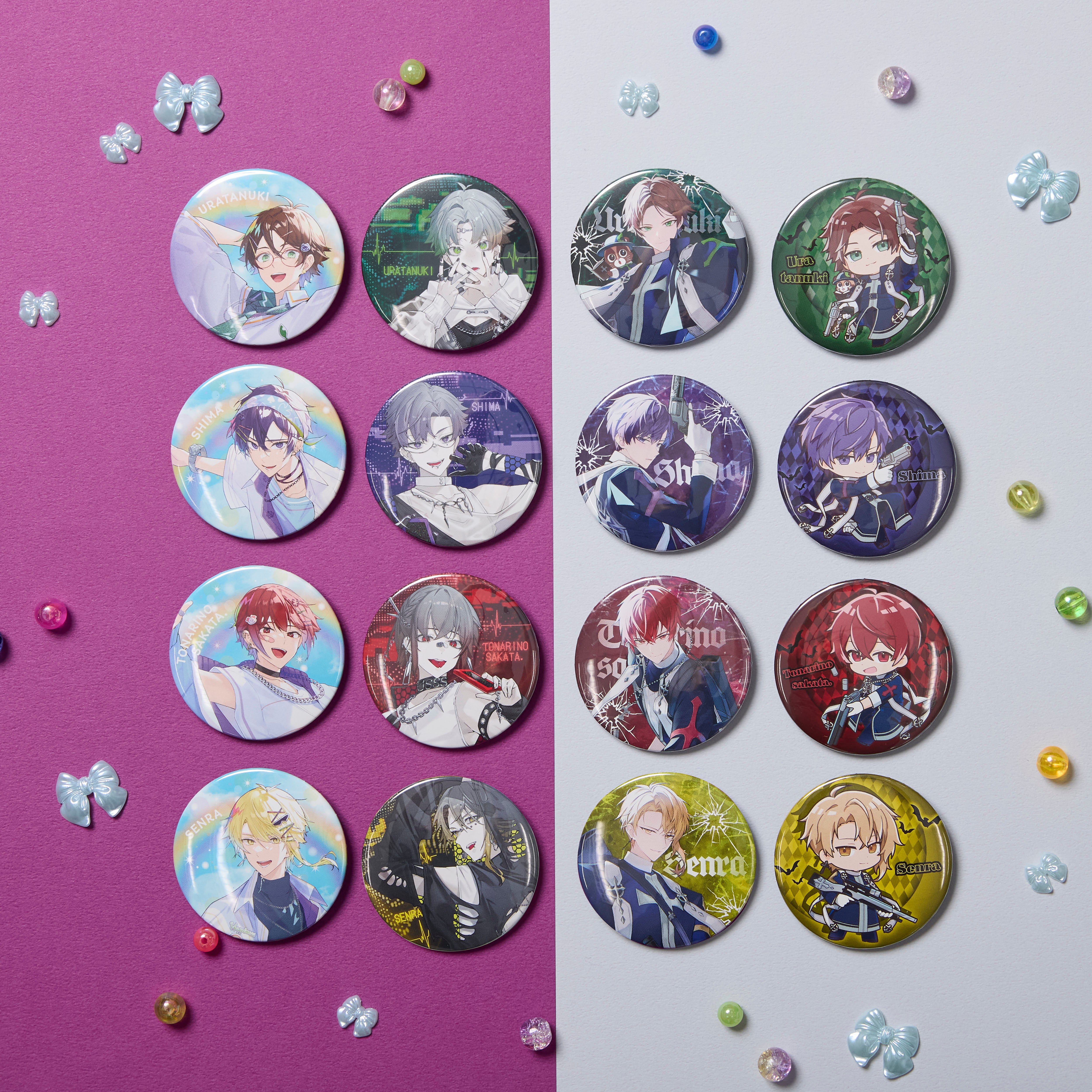 缶バッジくじ（Happy Halloweeeen 浦島坂田幽霊船2025） – 浦島坂田船