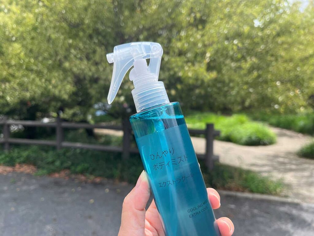 SNSで話題の無印良品『ひんやりボディミスト』の効果は！？ 実際に使っ