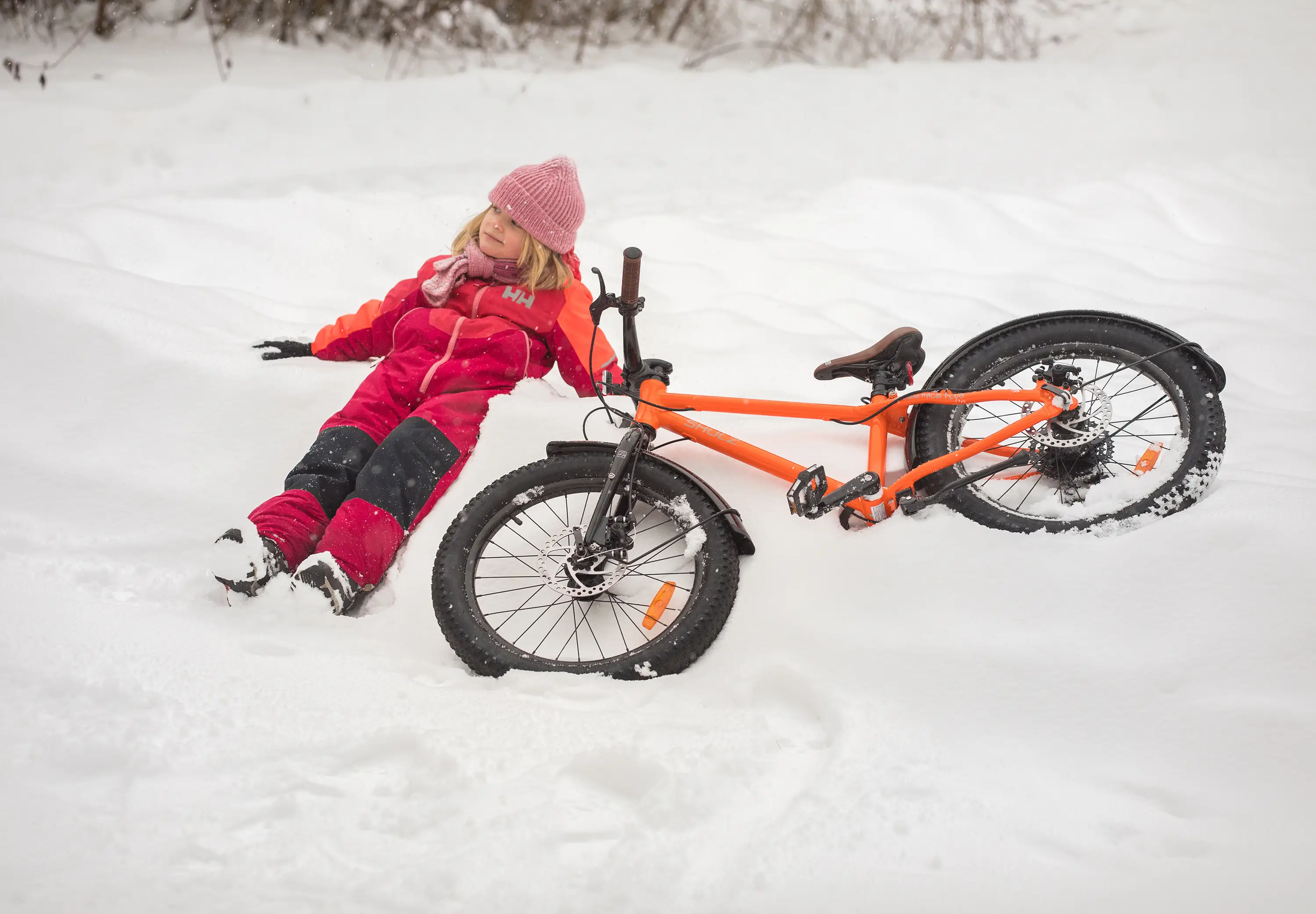 Детский велосипед SHULZ Bubble 20 Race Plus оранжевый / Велосипеды