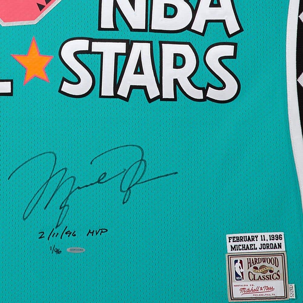Michael Jordan Autographed & Embroidered 1996 All-Star Game East