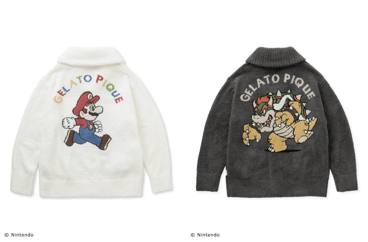ジェラピケ × スーパーマリオ コラボルームウェア第4弾が国内1月26日に