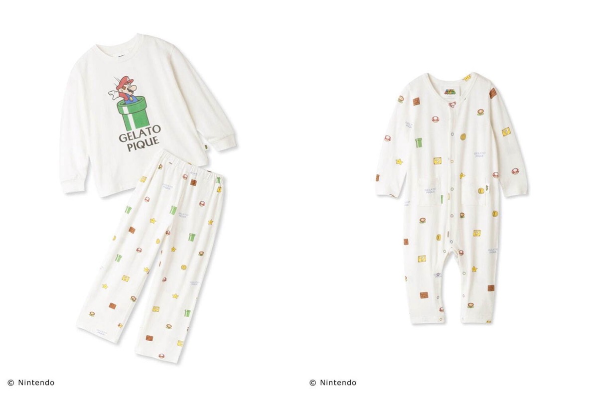 ジェラピケ × スーパーマリオ コラボルームウェア第4弾が国内1月26日に