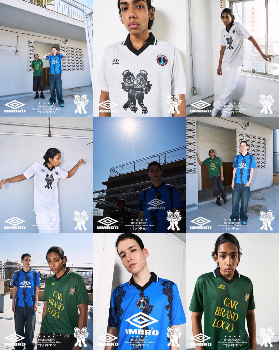 TAPPEI × UMBRO × FUTURE ARCHIVE トリプルコラボアイテムが国内3月22