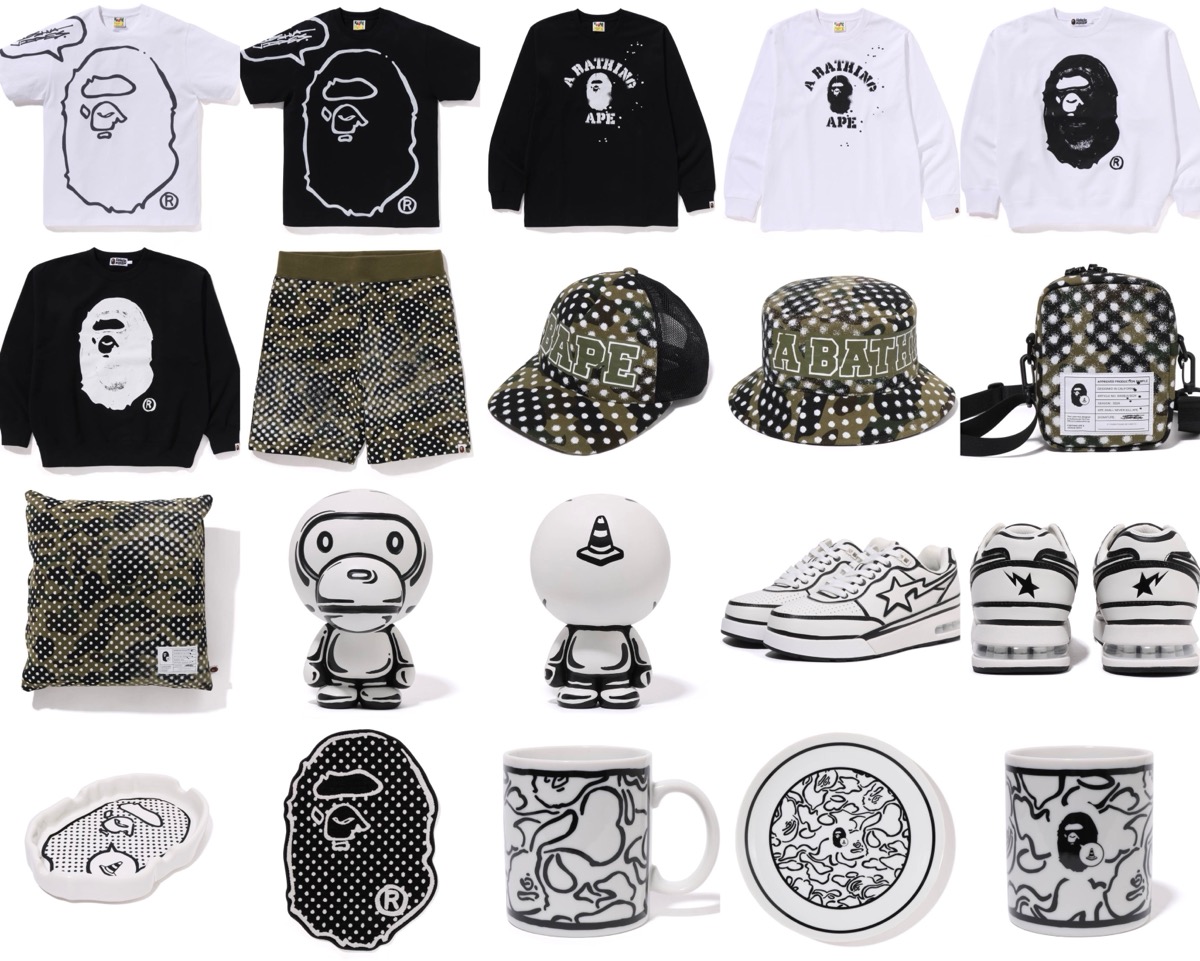 BAPE®︎ × Joshua Vides コラボコレクションが国内3月16日より発売