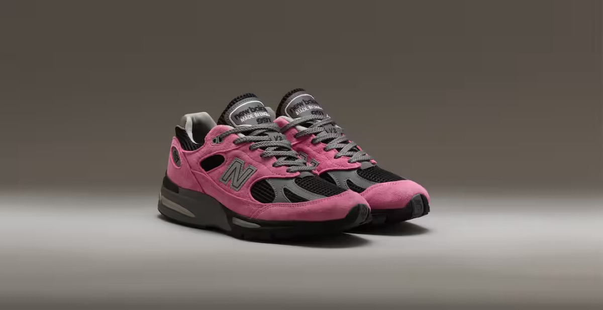 atmos japan限定カラー New Balance 『991v2 “Black Pink”』が国内8月