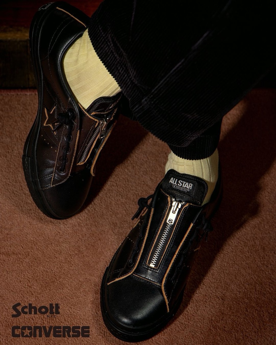 Schott x CONVERSE 『ONE STAR Z』が国内9月27日より発売 | UP TO DATE