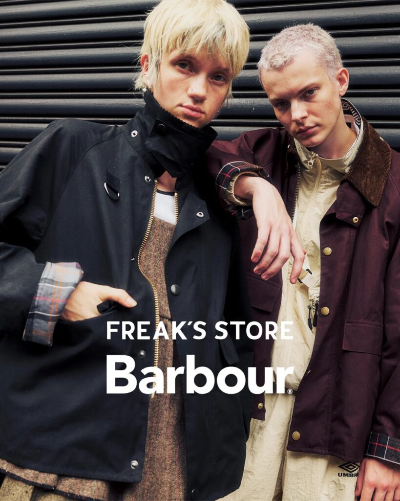 Barbour x FREAK'S STORE 2024FW別注コレクションが国内発売開始 | UP