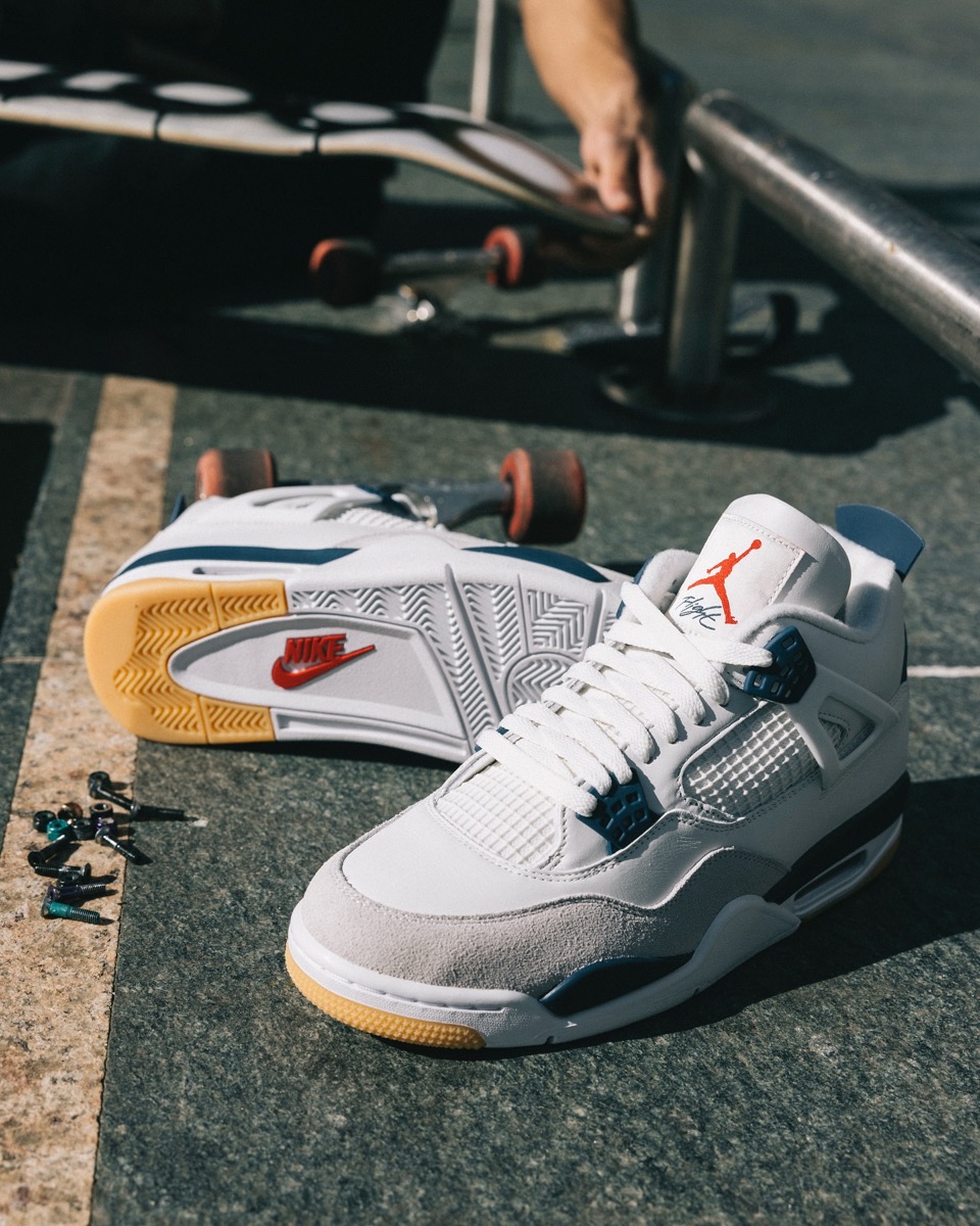 Nike SB x Air Jordan 4 SP “White Navy”が国内5月3日に発売［DR5415