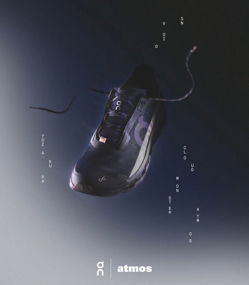 On x atmos Cloudmonster Void “YOZAKURA”が国内4月19日よりatmosconで