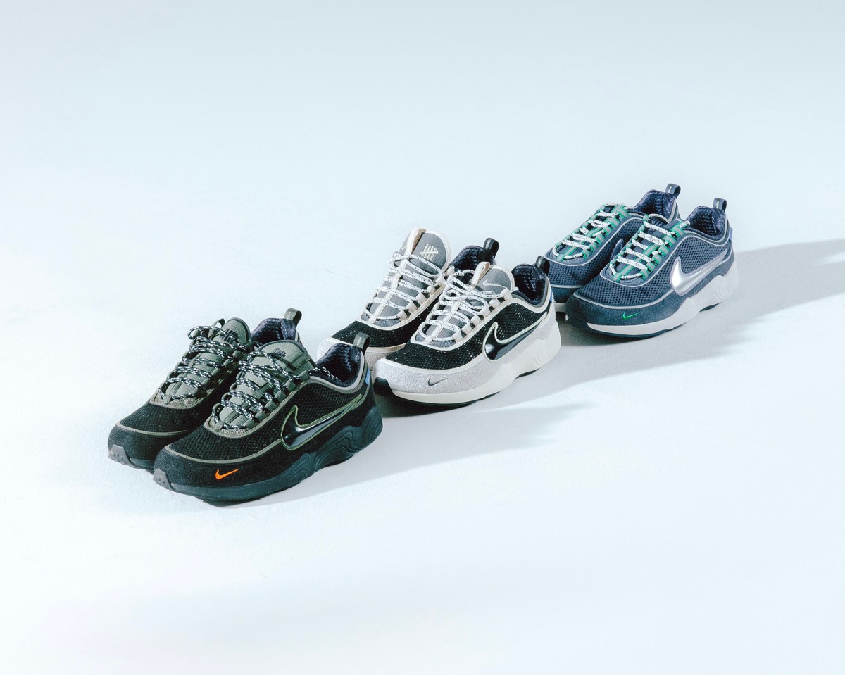 UNDEFEATED x Nike Air Zoom Spiridon SP の新作が国内3月22日／3月29