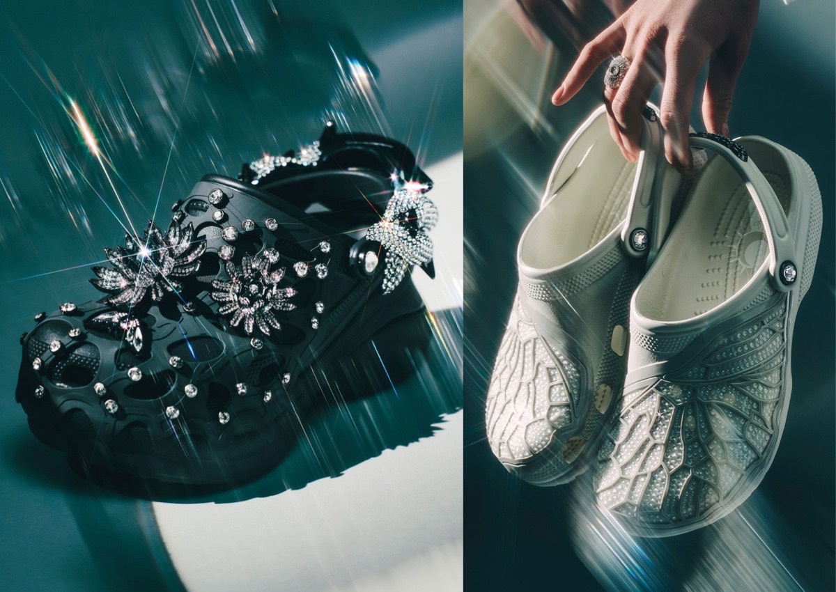 Swarovski x Crocs クリスタルをあしらったコラボサンダルが国内5月7日