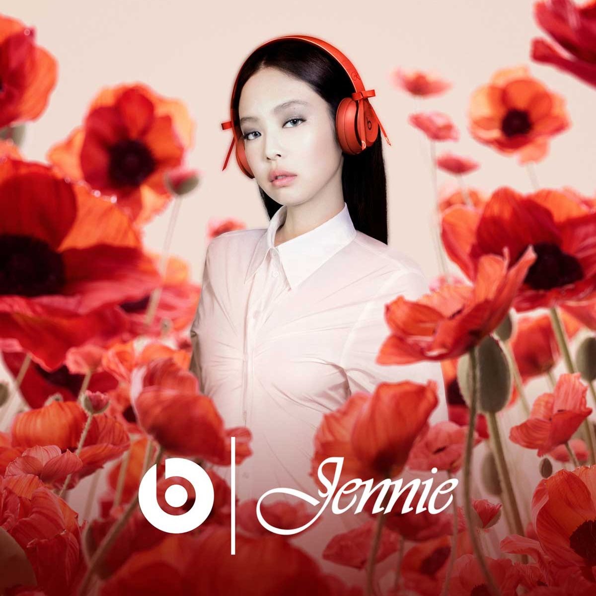 Beats x BLACKPINK JENNIE リボン付きヘッドフォン『Beats Solo 4