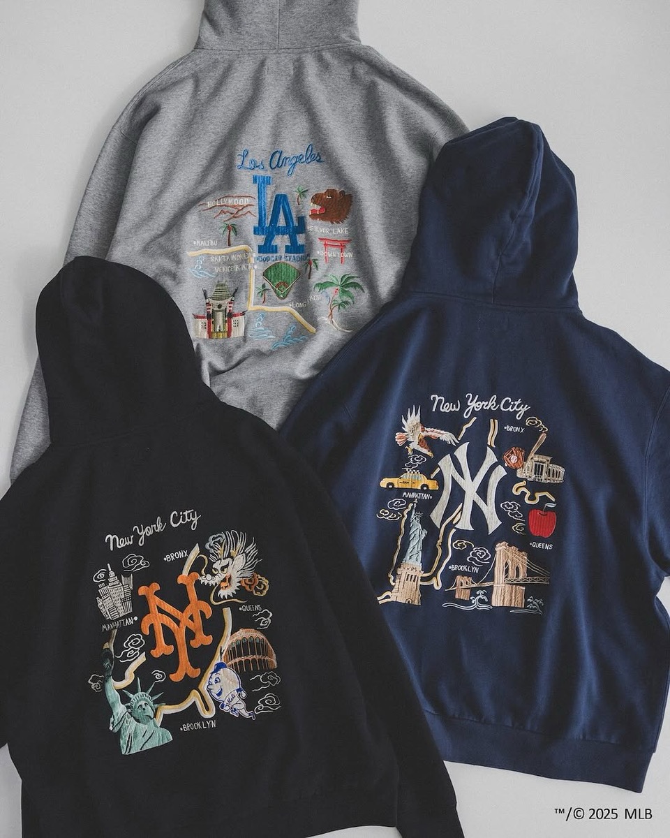テーラー東洋 x BEAMS 25FW ORIGINAL MLB ZIP HOODIEが国内10月18日
